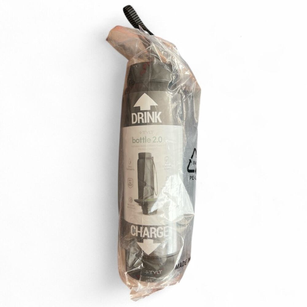 TYLT 24oz Insulated Bottle with 5700mAh Wireless Power Bank